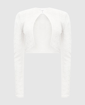 Herve Leger Ellis white cardigan 46DZZ6575972