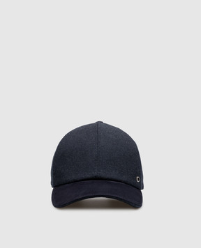 Stefano Ricci Blue cashmere cap MCV63SB25EL109HA