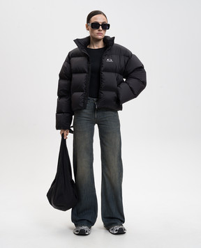 Balenciaga Blue flared jeans with a vintage effect 852328TTW76