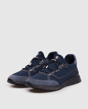 Stefano Ricci Blue combination sneakers UV689G2402TSDPWY