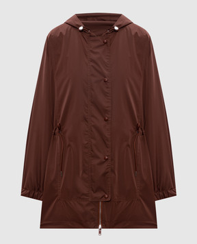 Yves Salomon Army Brown parka 26EFV03373L04W