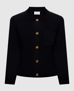 Saint Laurent Blue wool cardigan A0044ZY76TR
