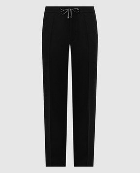 Brett Johnson Black wool pants FW26P51LP991NOI