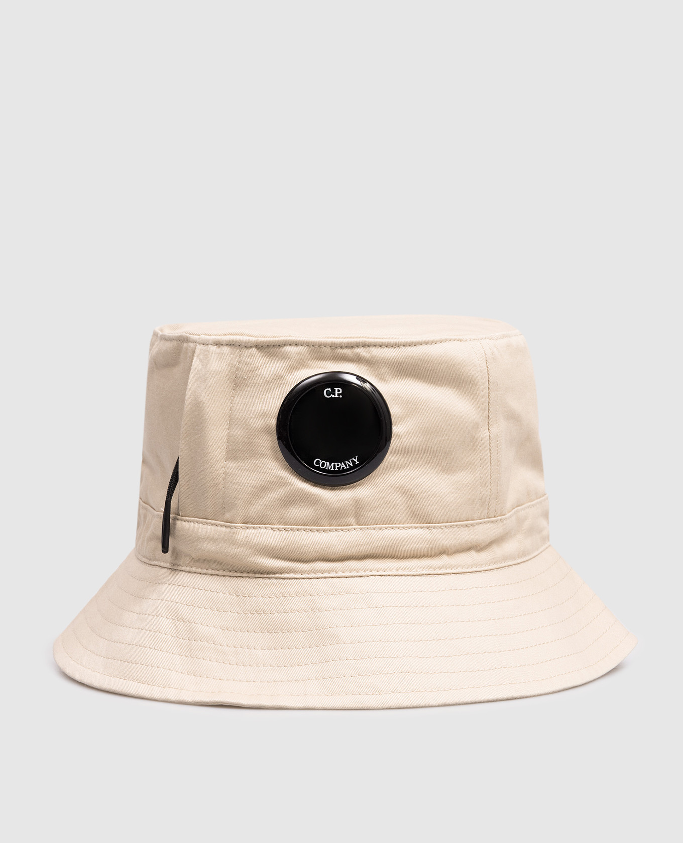 Children's beige panama with logo