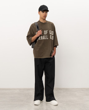 Fear of God Khaki T-shirt with print FG9M109960HWJ