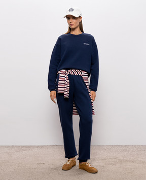 Sporty & Rich Blue sweatshirt ST10384300BL106