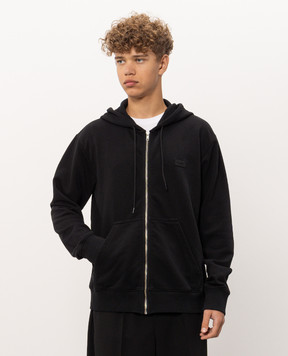 Maison Margiela MM6 Black sports jacket with logo patch SH2HG0009M25013