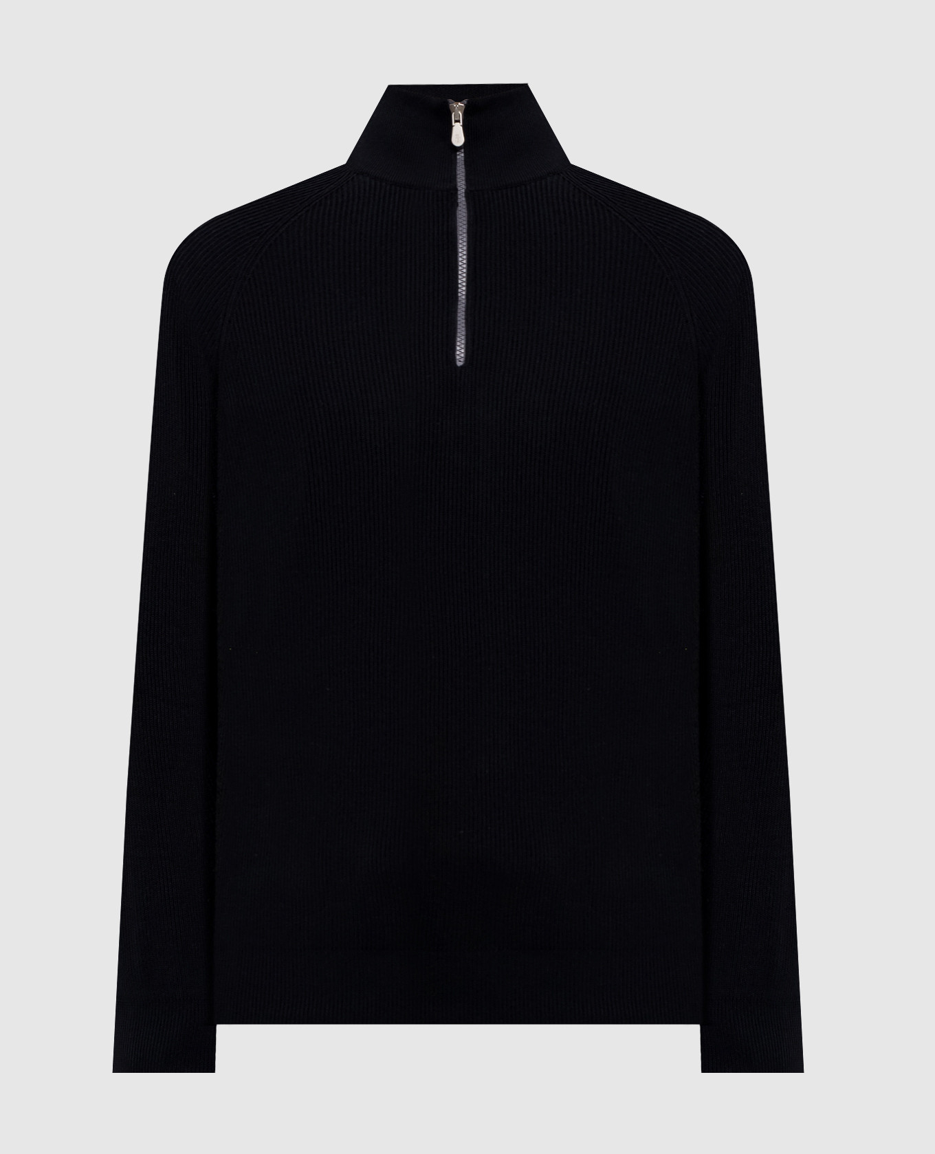 

Black jumper with zipper Brunello Cucinelli