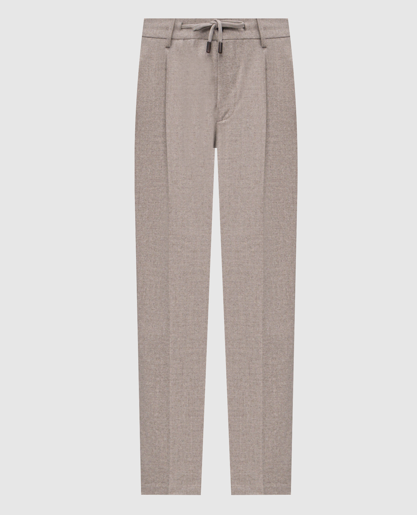 

Beige wool and cashmere pants CAPOBIANCO