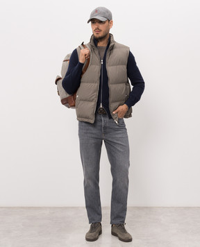 Brunello Cucinelli Blue jeans with a worn effect M229PO2090