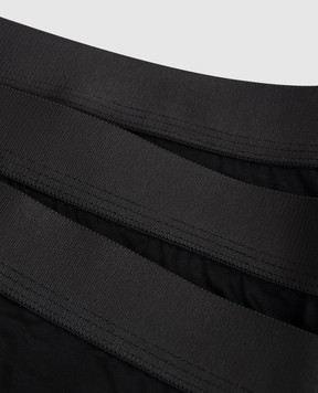 CDLP Set of black boxer trunks with logo pattern MUW001011623