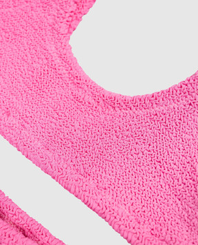 MC2 SAINT BARTH Baker children's pink ruffled swimsuit BAK000200044L
