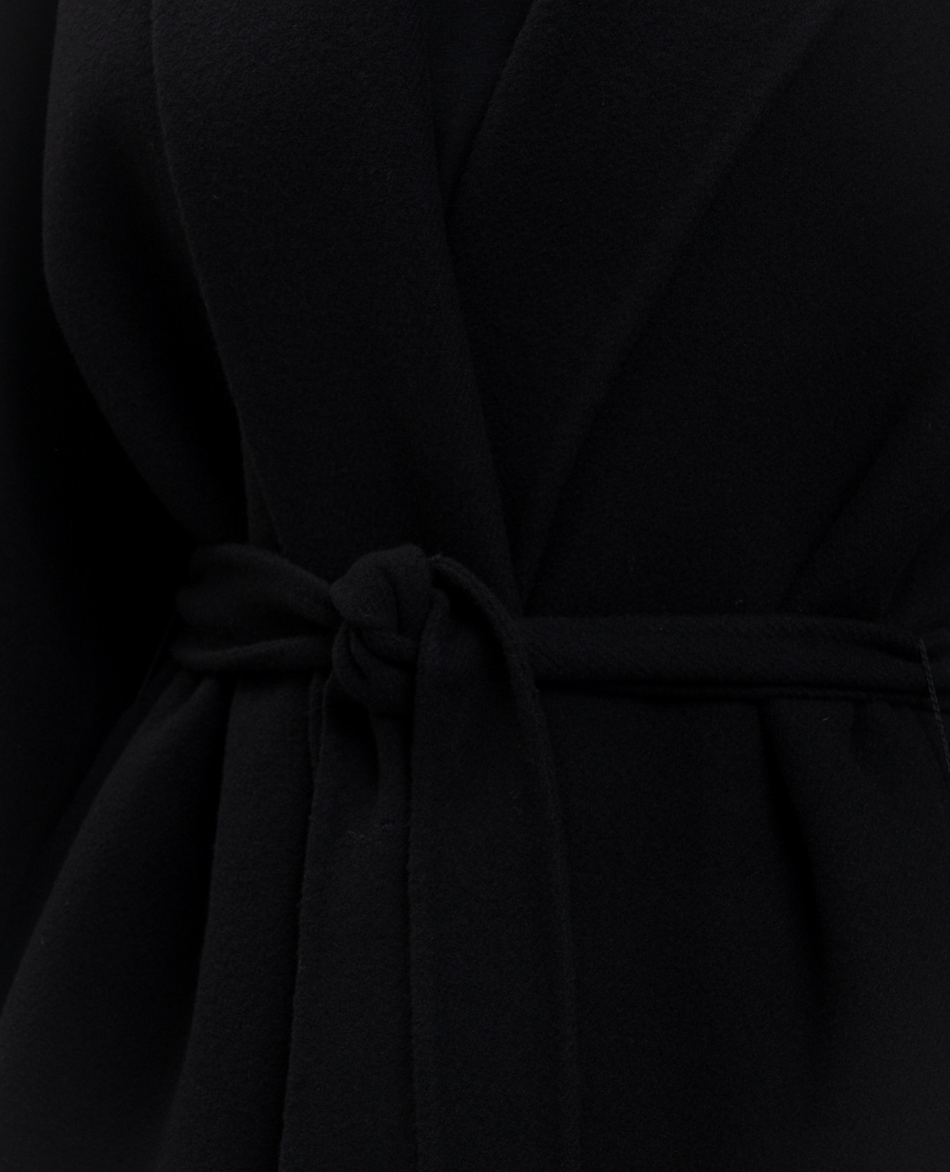 Ciara black wool coat The Row 5