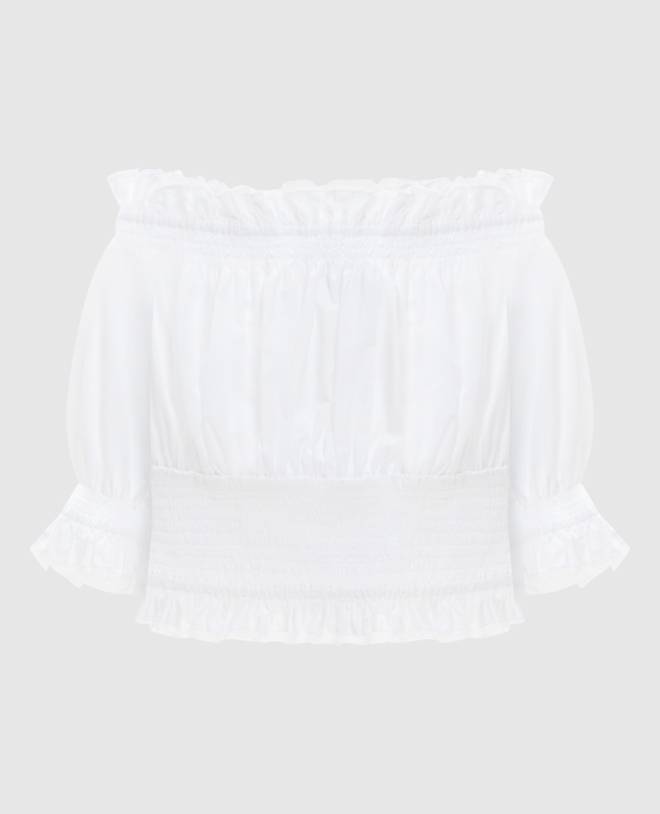 

White top with drapery Dolce&Gabbana