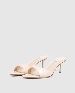 Le Silla Bella beige patent leather mules 6625E060BXPPGSL