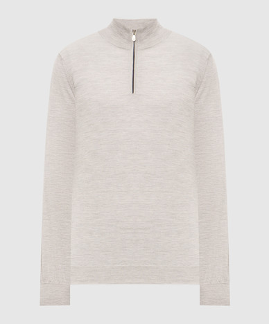 Grey melange jumper