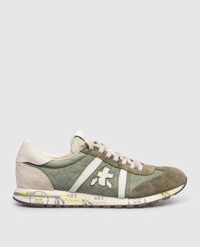 Premiata Green LUCY combination sneakers LUCY7256N