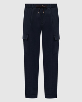 Herno Blue cargo pants PT000188U13286S