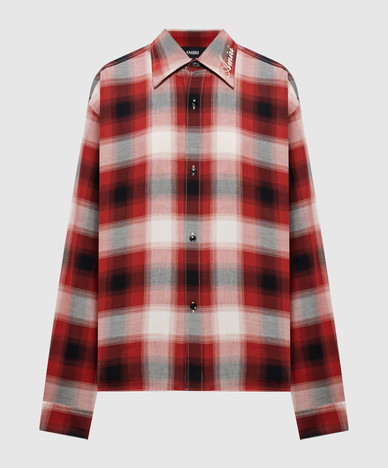Red checkered shirt