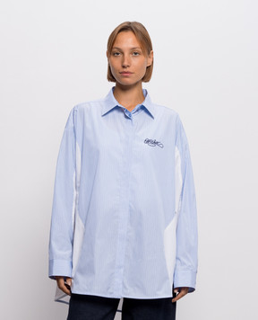 Off-White Shirt with logo embroidery 2FB00670T