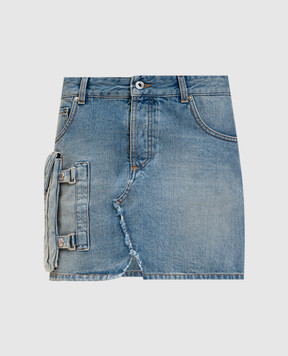 Off-White Blue denim mini skirt 2YF02KS26DEN001