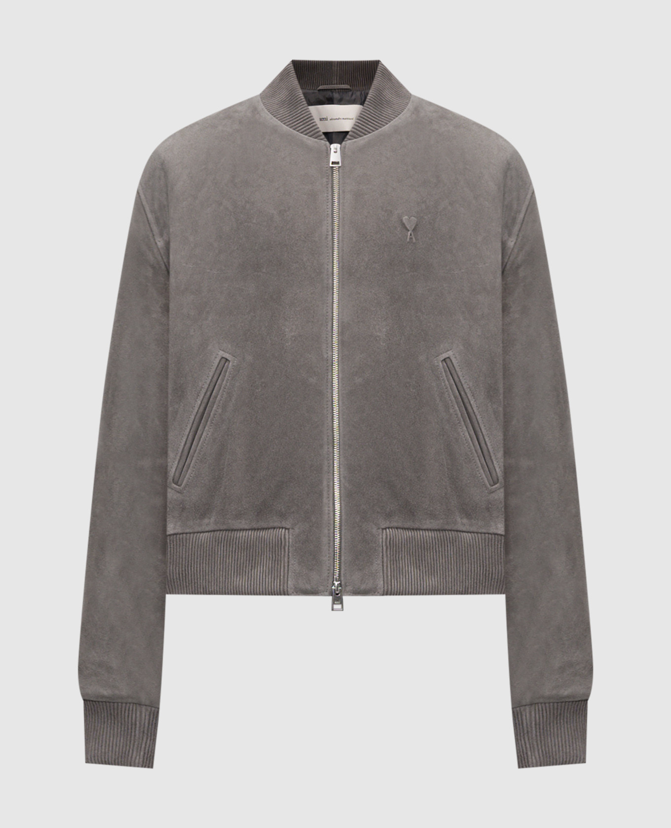 Gray suede jacket