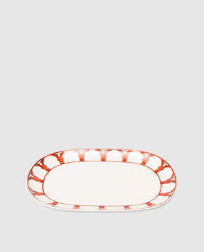 Geminiano Cozzi 1765 White porcelain oval dish Venezia LGCFL20459074
