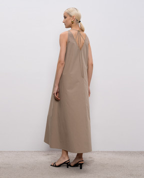 Agnona Brown maxi dress TR1109YU2114