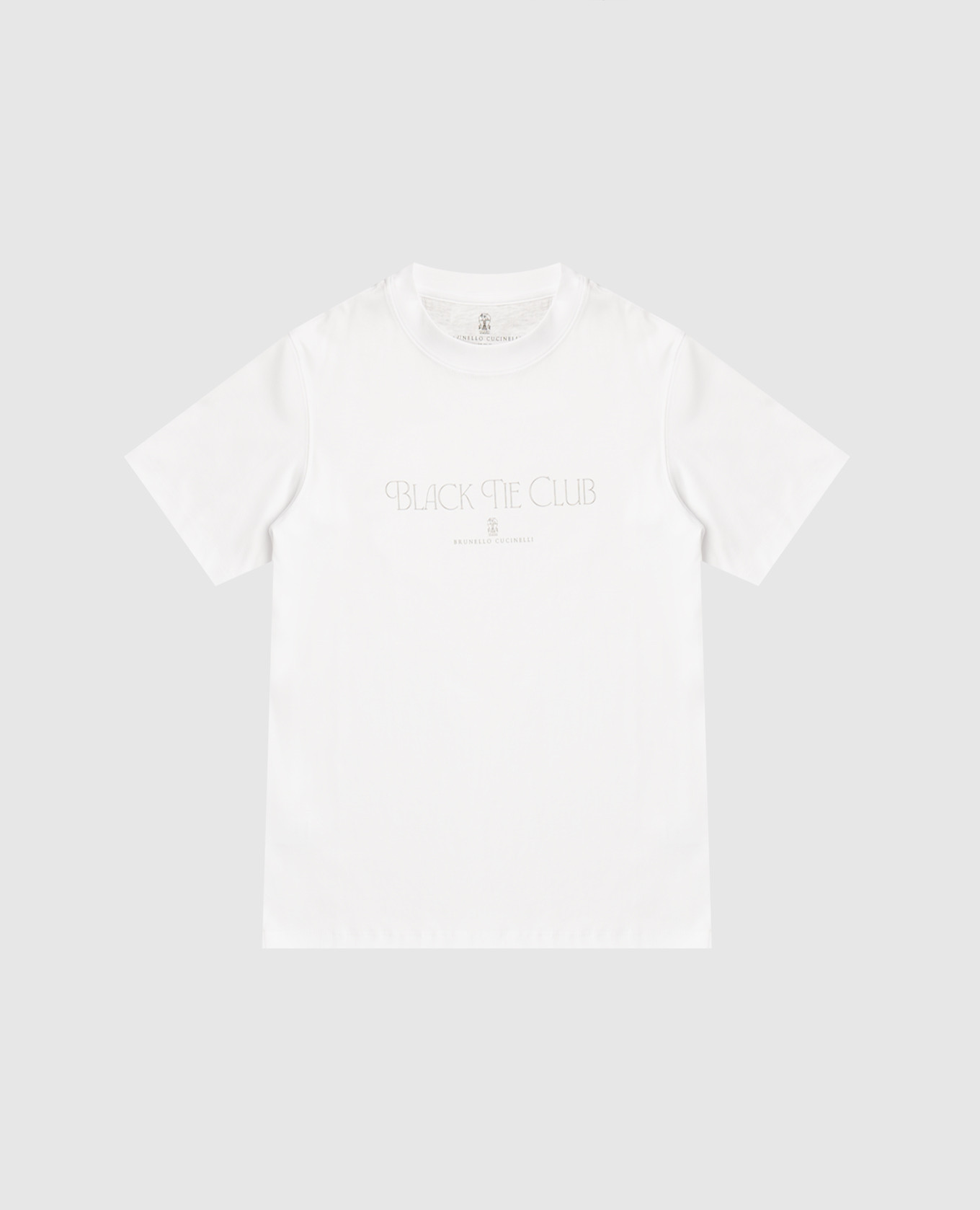 Children's white T-shirt with print