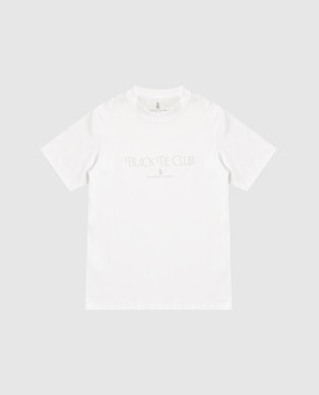 Brunello Cucinelli Children's white T-shirt with print B0B13S154B