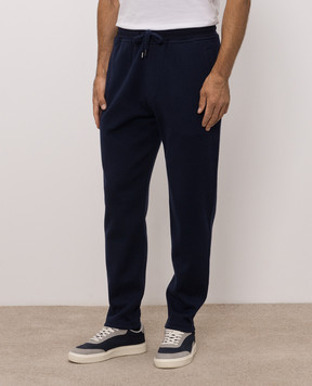 Brunello Cucinelli Blue cashmere sweatpants MM8323243G