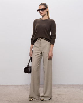 Max Mara Beige RECENTE wool pants MSTRECENTE