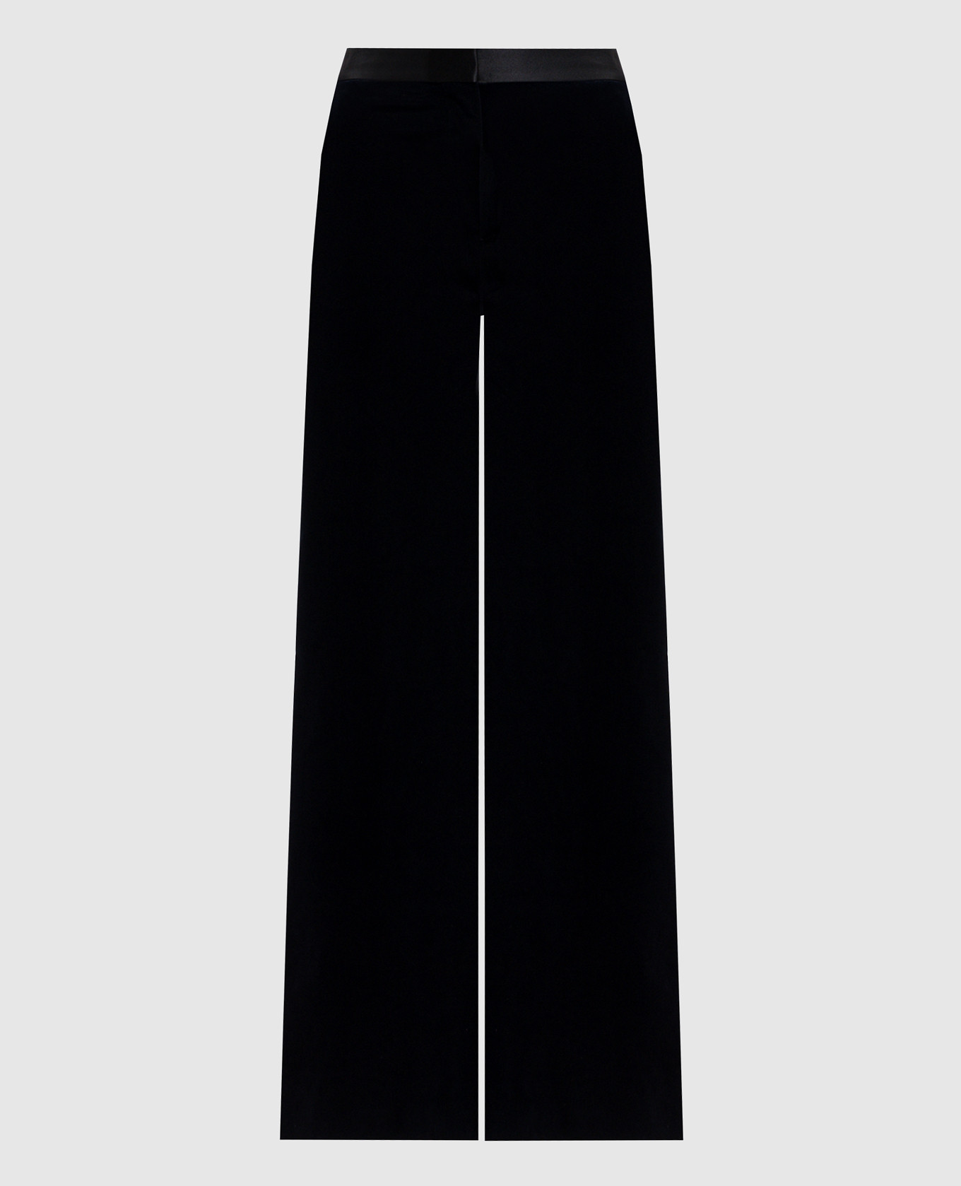Blue velvet flared pants Alina