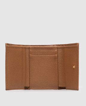Dolce&Gabbana Brown Dauphine leather wallet BI0770A1001
