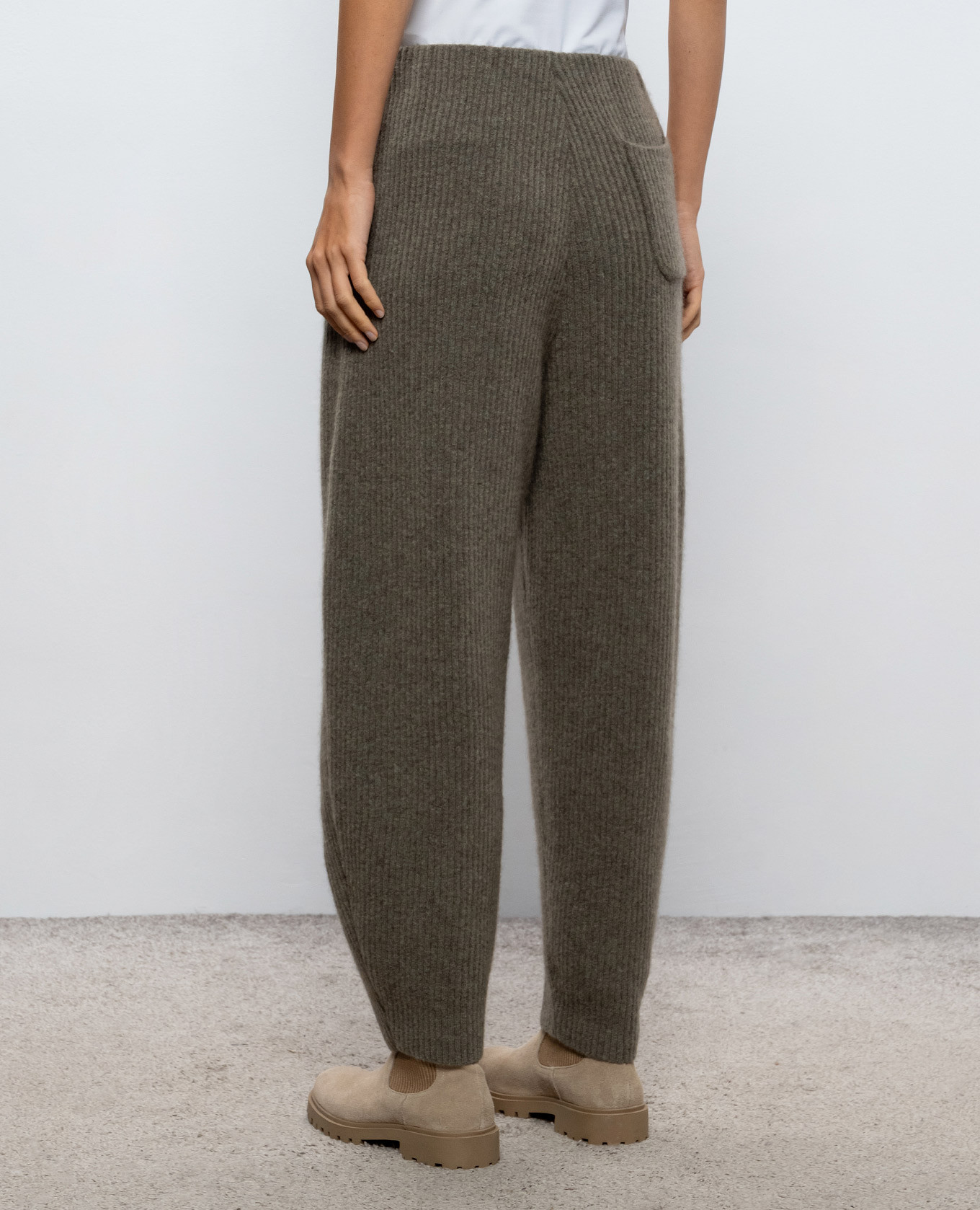 Khaki pants with wool BOBOUTIC 4