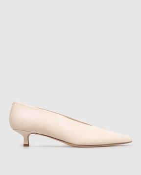 Aeyde Beige leather shoes Clara PUCROP35KT0122100007