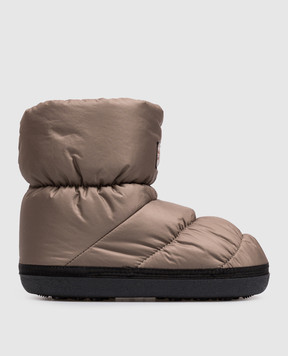 Maison Margiela MM6 Children's brown quilted boots 839493639