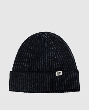 C.P. Company Ribbed cap with logo patch MAC291A006170A