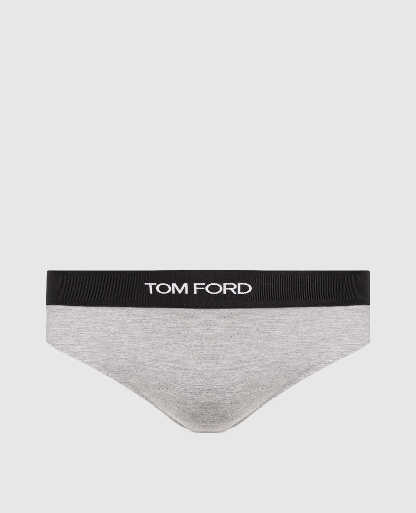 Gray thong panties