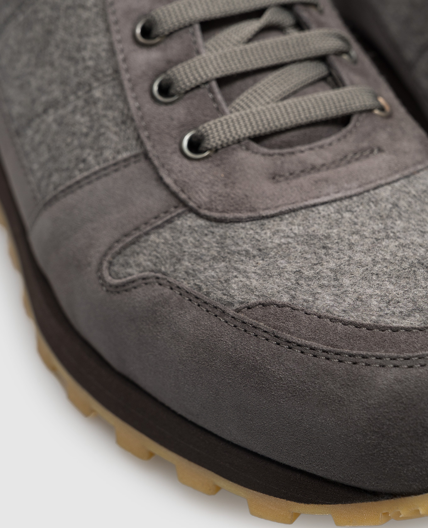 Gray combination sneakers ISAIA 5