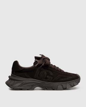 Dolce&Gabbana DG Country Brown Suede Sneakers CS2403A0581