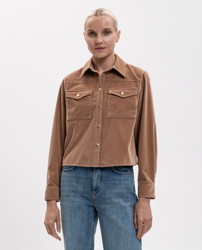 Max Mara Brown corduroy shirt RIVOLO MSTRIVOLO