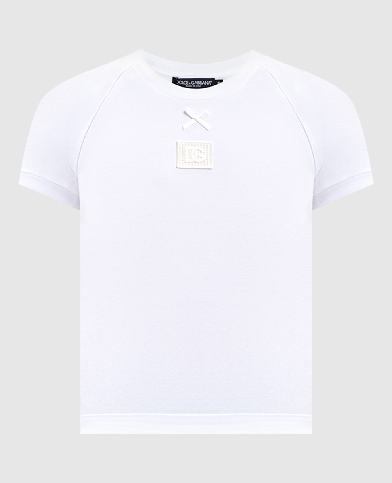 White T-shirt with a patch Dolce&Gabbana