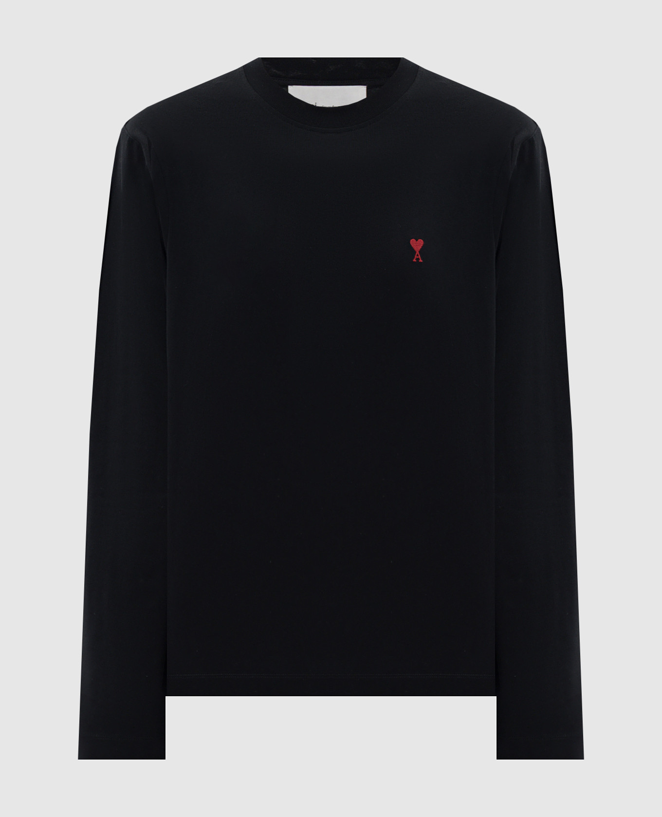

Black long sleeve with contrast embroidery Ami Paris