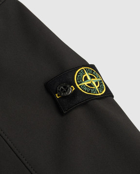 Stone Island Children's black jacket with logo L1S164100001S0A2268