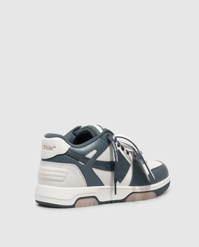 Off-White Out of Office leather sneakers with patent logo OF05736430