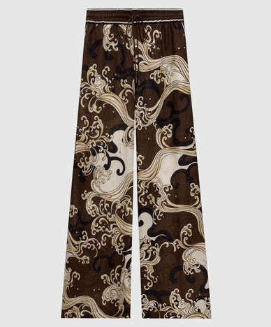 Braune Leinenhose von Otis
