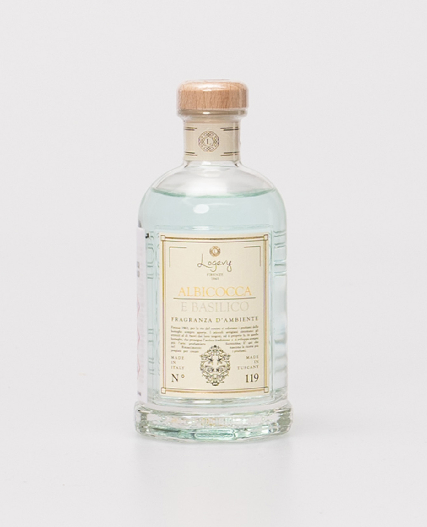 

Aroma diffuser Albicocca e Basilico  with emblem Logevy, Light blue