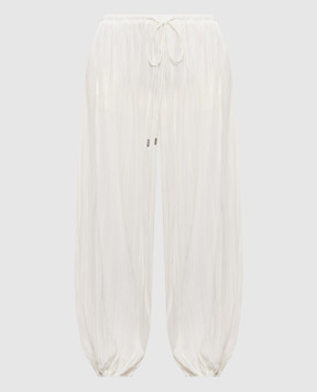 Simkhai Afton Crinkle Jersey Joggers in Ivory 3264000CJ