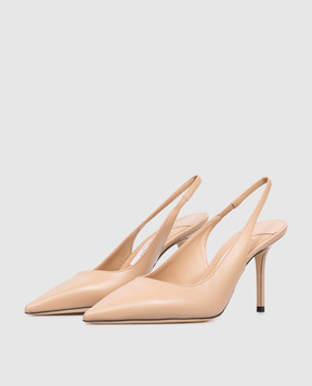 Jimmy Choo Beige leather slingbacks Love LOVESB85CLF